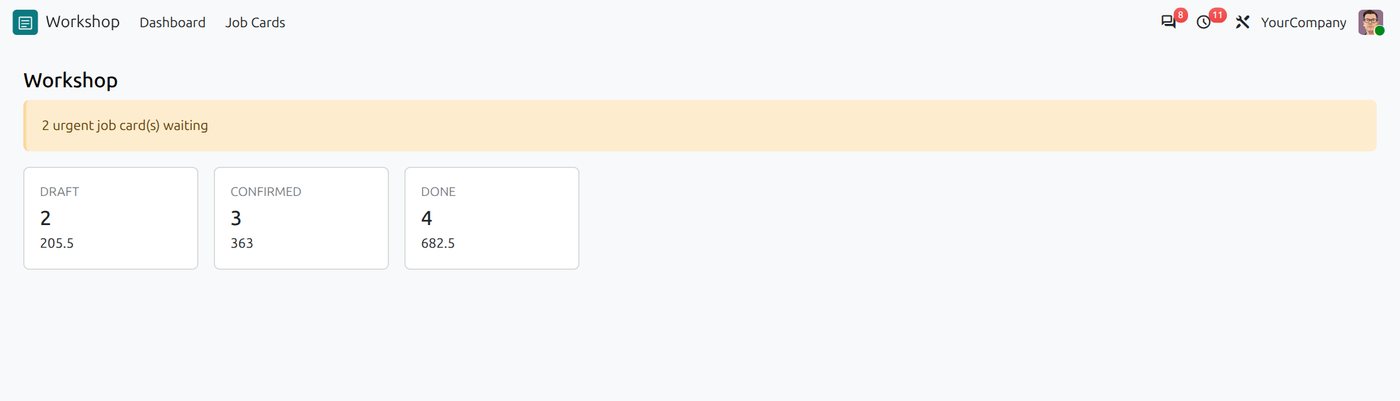 The custom dashboard rebuilt for OWL 3 on Odoo 20
