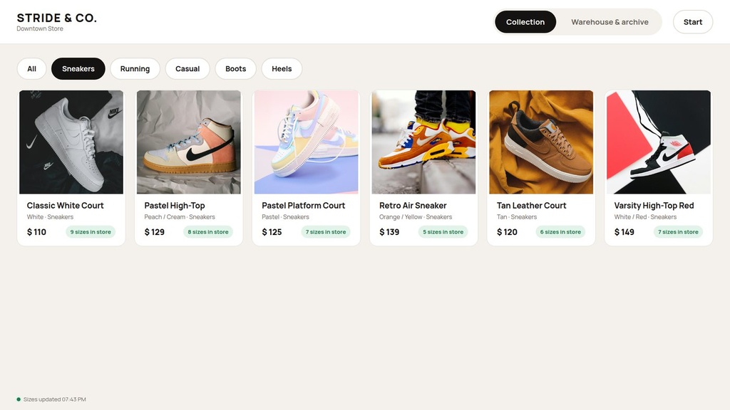 Browsing a category