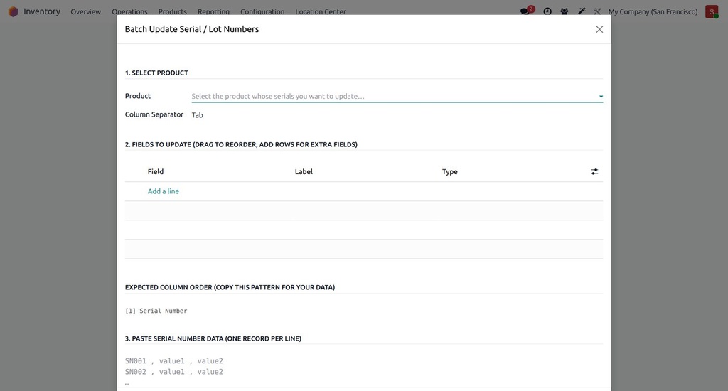 Pallet & Serial Tracking Suite - screen 3