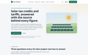 Solar Subsidizer: Tax Credit & Tariff Compliance Platform