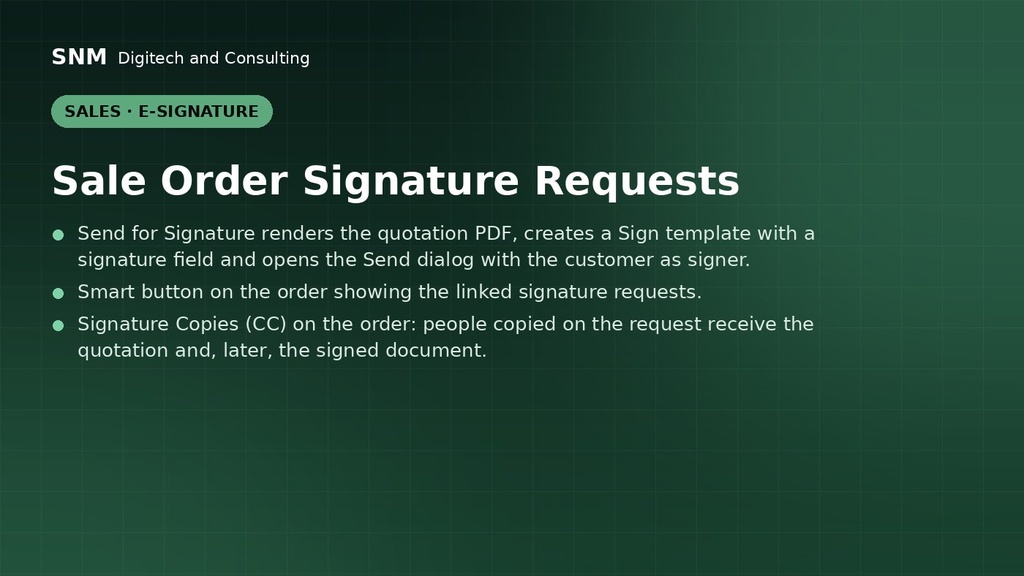 Sale Order Signature Requests